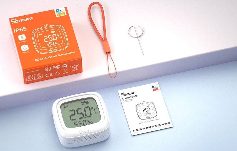 Preisbild für ZigBee LCD-Temperatur- und Feuchtigkeitssensor Sonoff SNZB-02WD