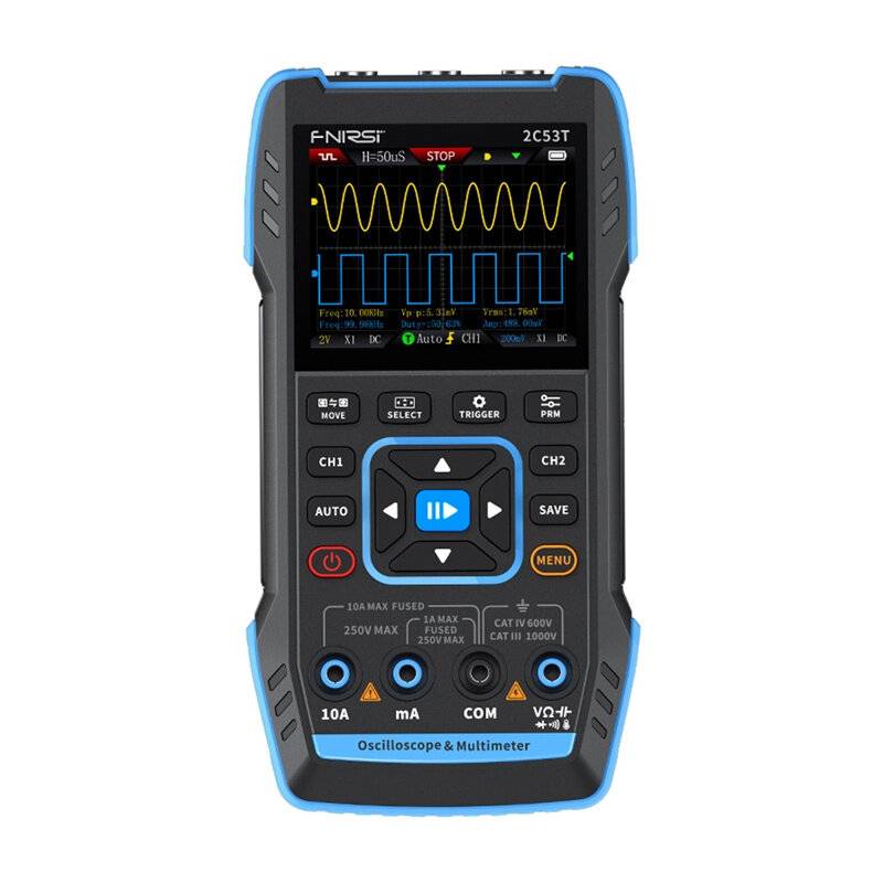 FNIRSI 2C53T tragbares 3-in-1-Oszilloskop-Multimeter-Signalgenerator-0