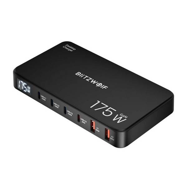 Blitzwolf BW-S30 6-in-1-Ladestation 4xUSB-C + 2xUSB 175 W