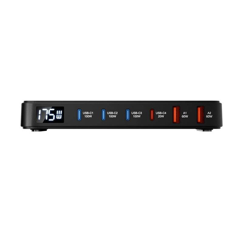 Preisbild für Blitzwolf BW-S30 6-in-1-Ladestation 4xUSB-C + 2xUSB 175 W