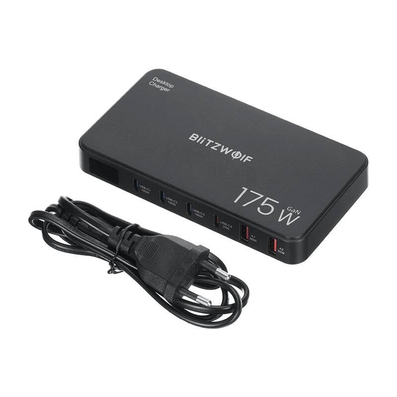 Blitzwolf BW-S30 6-in-1-Ladestation 4xUSB-C + 2xUSB 175 W-1