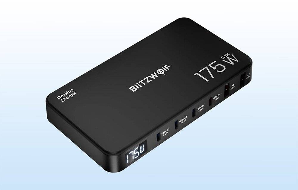 Blitzwolf BW-S30 6-in-1-Ladestation 4xUSB-C + 2xUSB 175 W-2
