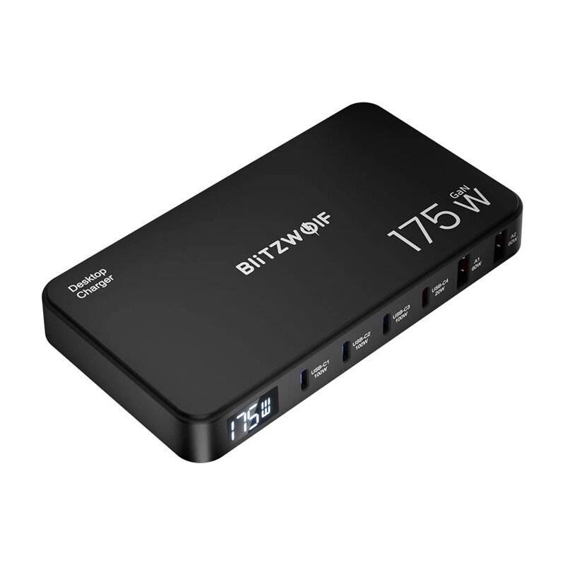 Symbolbild für Blitzwolf BW-S30 6-in-1-Ladestation 4xUSB-C + 2xUSB 175 W