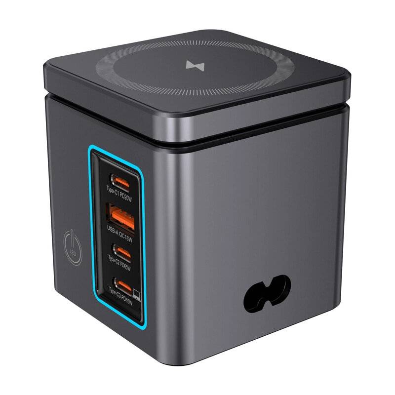 Blitzwolf BW-i113 GaN, USB-A, 3xUSB-C, 105 W Netzladegerät-1