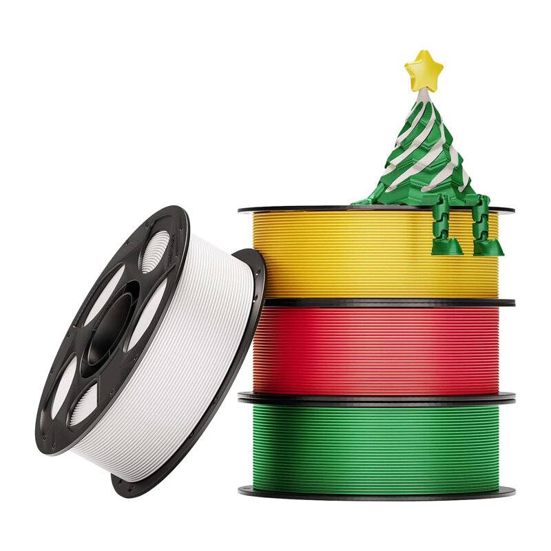 Weihnachts-PLA-Filamentset von Anycubic (4 Stück).-3
