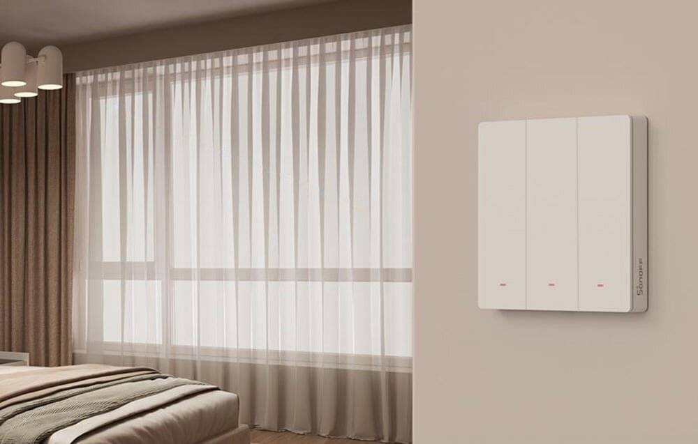 Symbolbild für Sonoff - ZBM5-3C-80W - Sonoff ZBM5-3C-80W (3-Kanal) Zigbee Smart Touch-Wandschalter