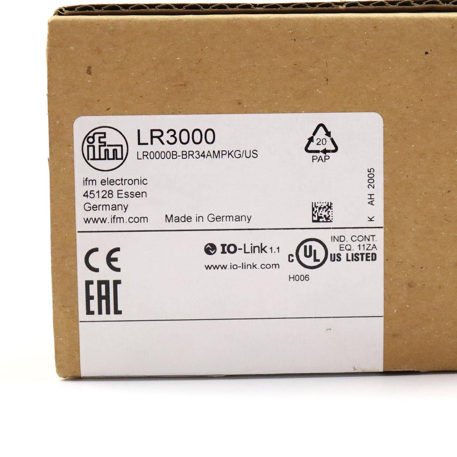 ifm Füllstandsensor LR3000 LR0000B-BR34AMPKG/US OVP-1