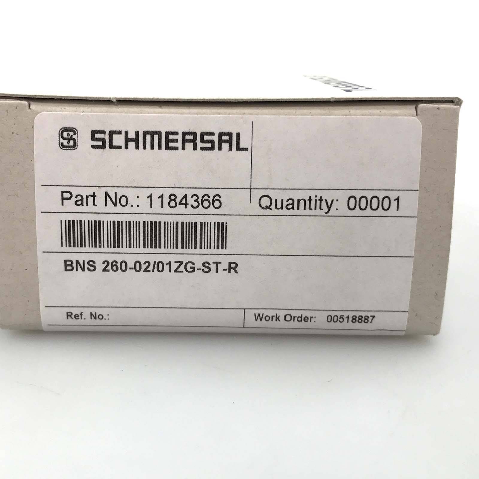 SCHMERSAL Sicherheits-Sensor BNS 260-02/01ZG-ST-R 101184366 OVP-1