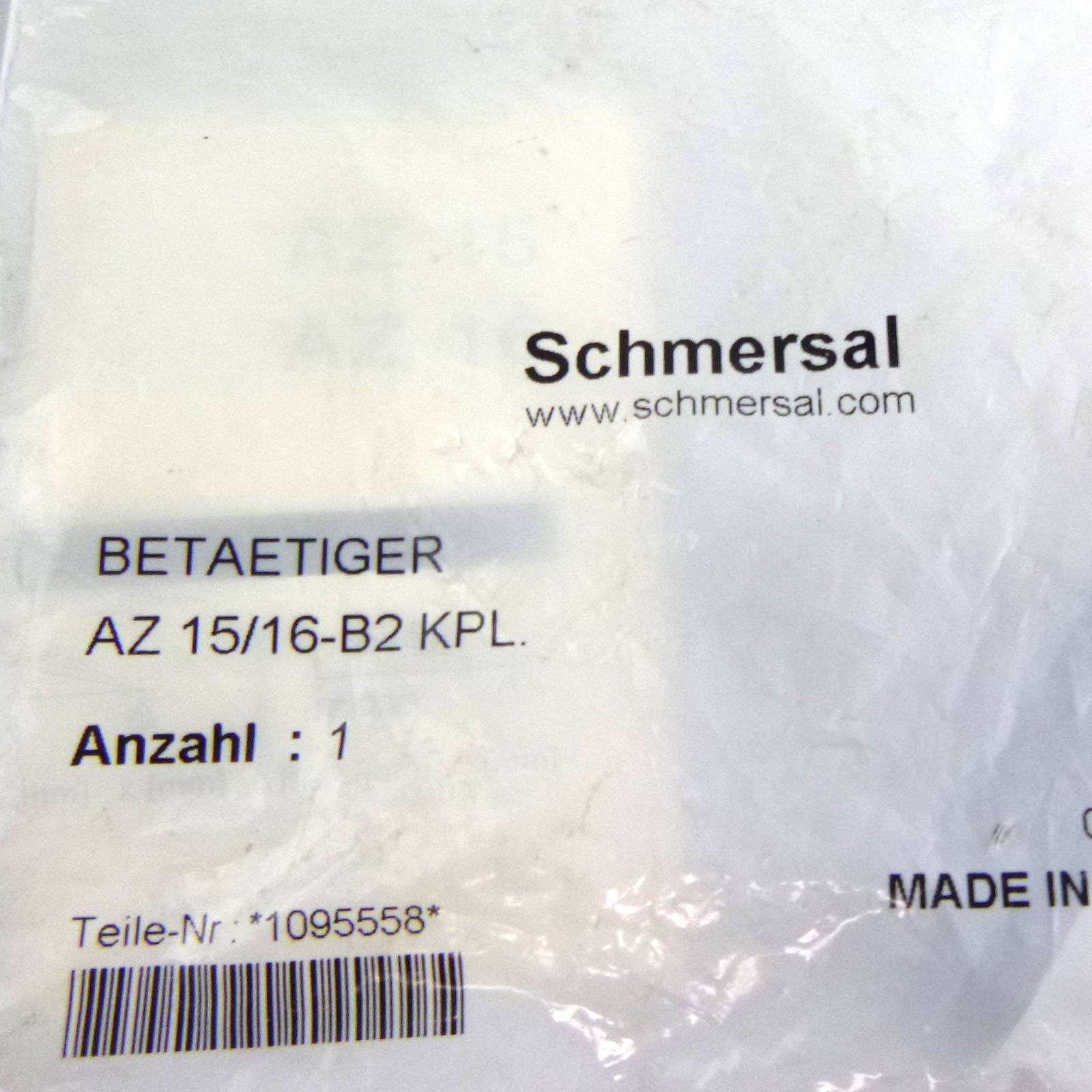 SCHMERSAL Betaetiger AZ 15/16-B2 KPL 1095558 OVP-1