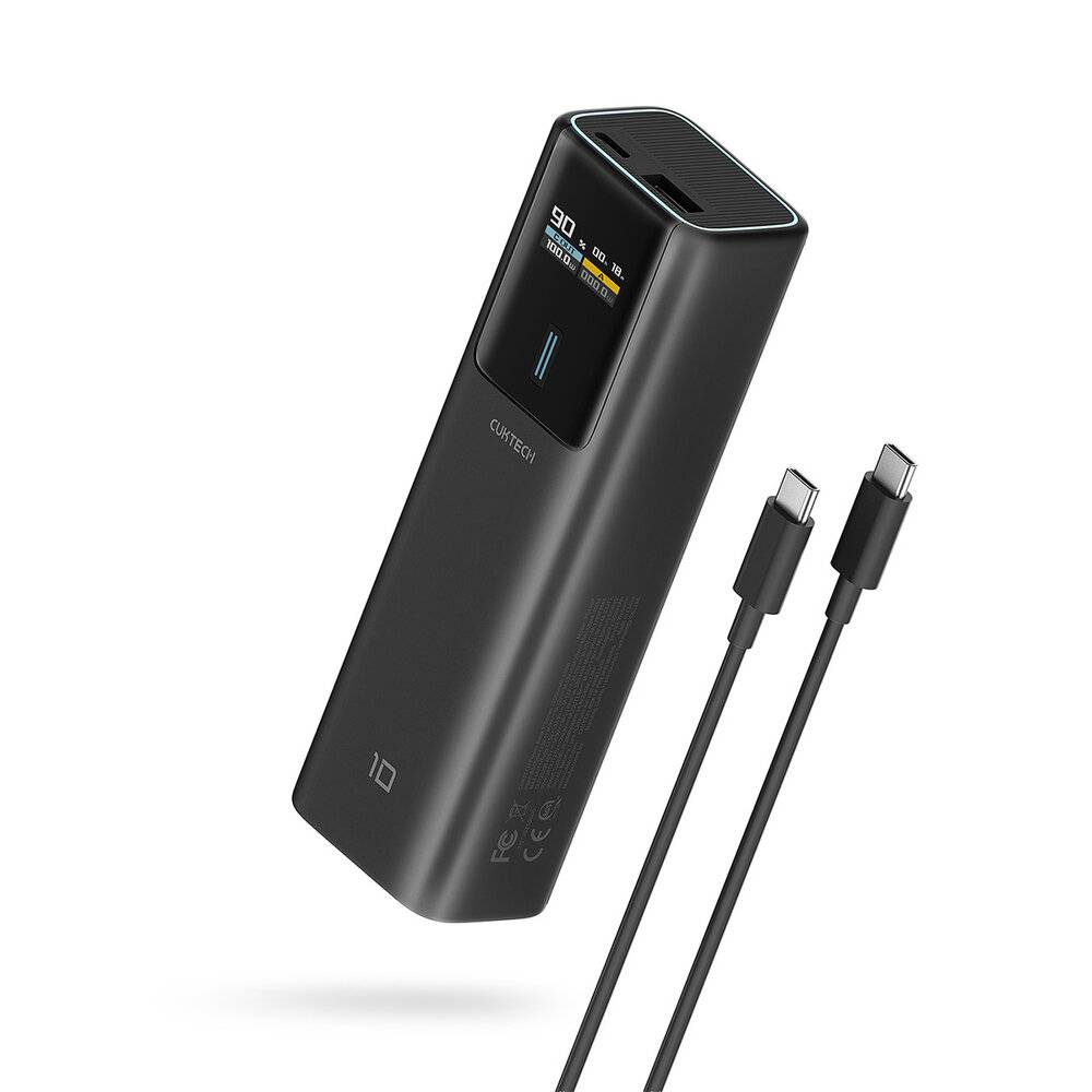 Powerbank Cuktech CKPB100PGLBL 150W 10000mAh USB-C USB-A - schwarz-0