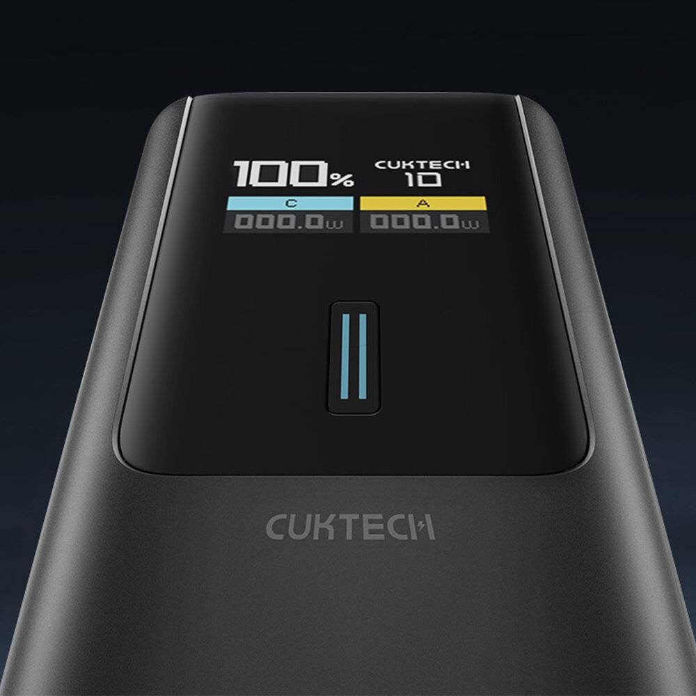 Powerbank Cuktech CKPB100PGLBL 150W 10000mAh USB-C USB-A - schwarz-4