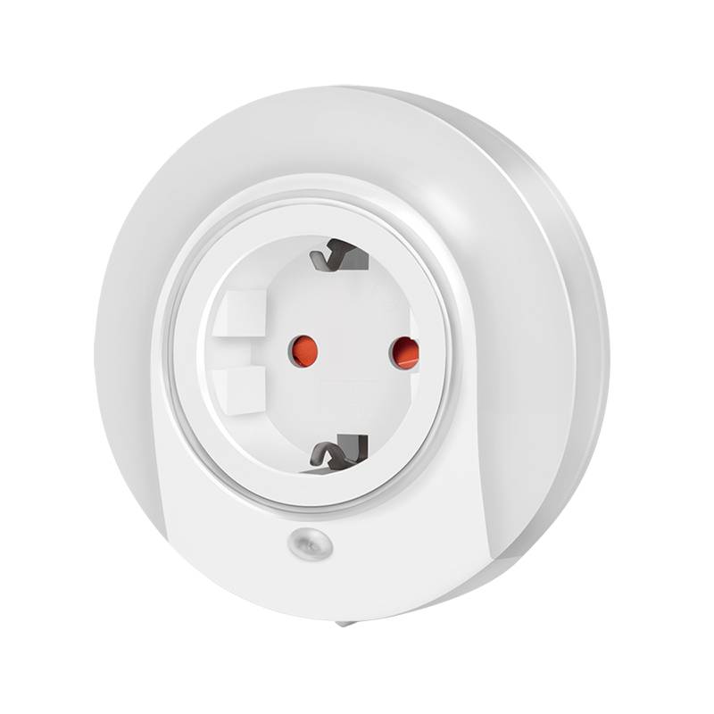 LED night light socket, twilight sensor, 1x CEE 7/3 Baumarkt & Garten Beleuchtung Außen- &-9