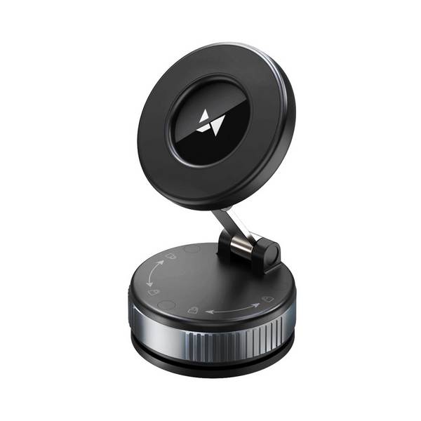Wozinsky WUSM-01 Magnetische Autohalterung für Armaturenbrett/Windschutzscheibe - Schwarz