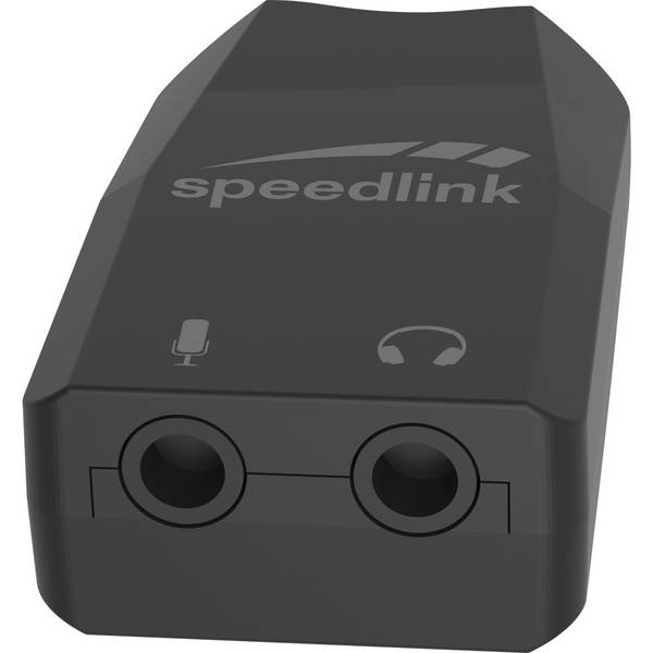 Speedlink USB-C Soundkarte VIGO, schwarz retail Multimedia-Technik Soundkarten