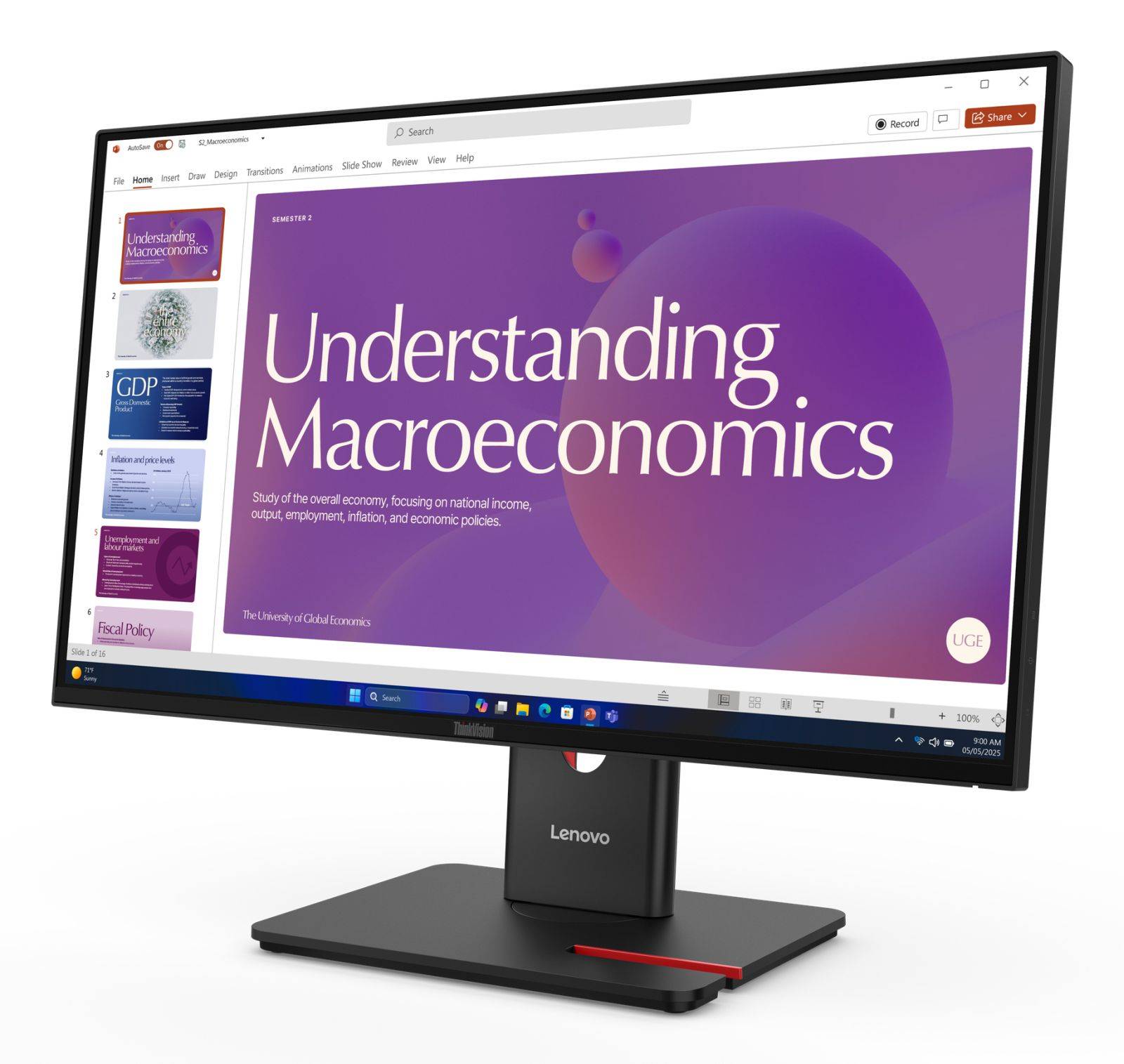 Lenovo ThinkVision T24D-40 Full HD Monitor 60,5 cm (23,8"")-1