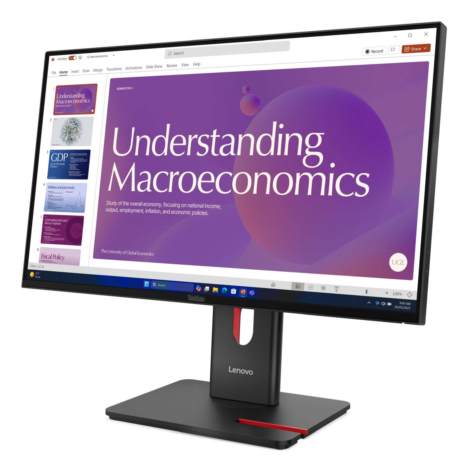Lenovo ThinkVision T24D-40 Full HD Monitor 60,5 cm (23,8"")-2