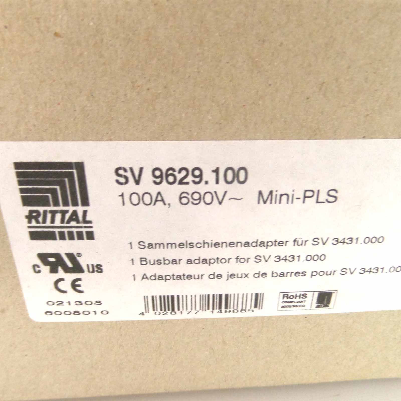 Rittal SV 9629.100, 9629100 Mini-PLS busbar adaptor for NH fuse-switch disconnectors-3