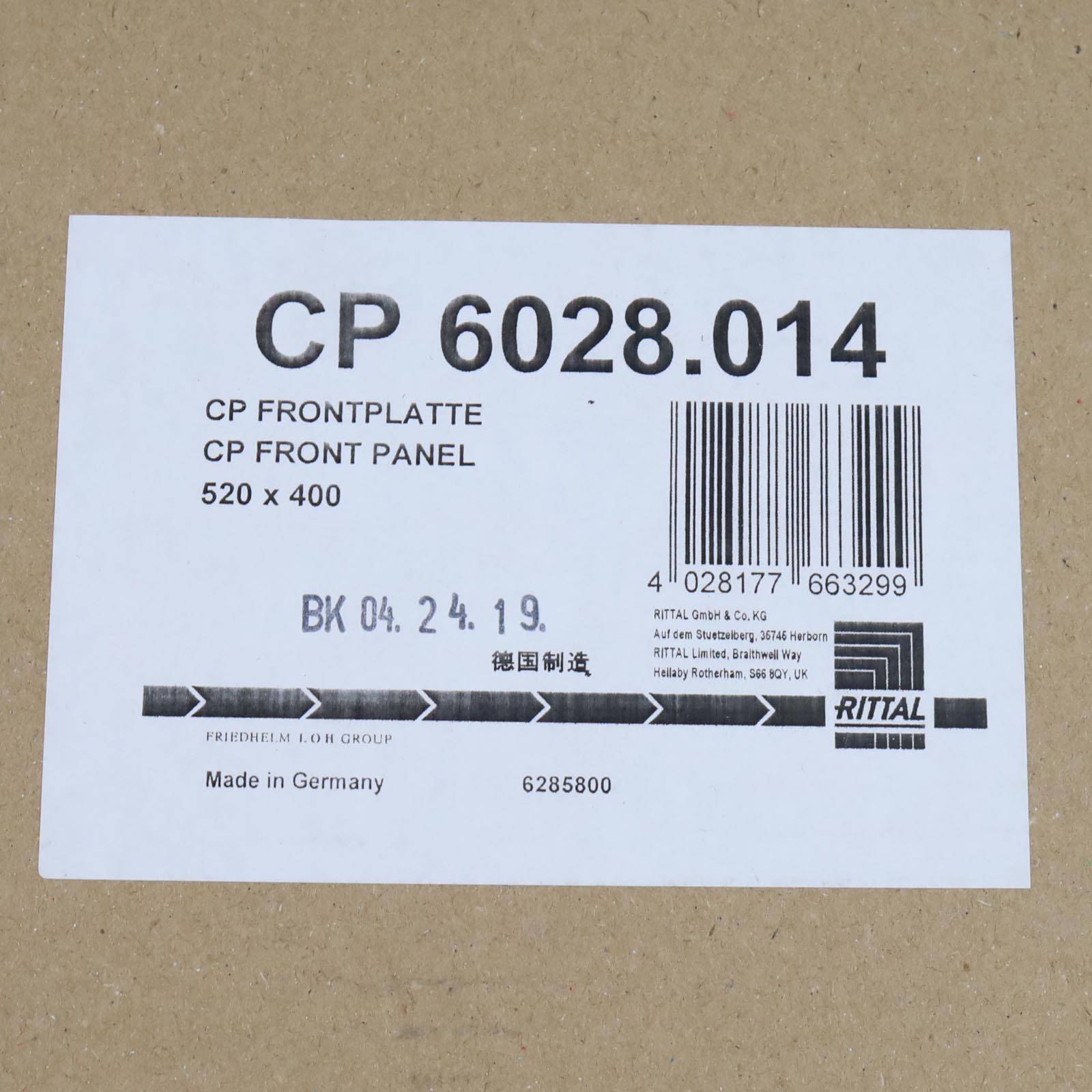 RITTAL CP Frontplatte CP6028.014 OVP-1