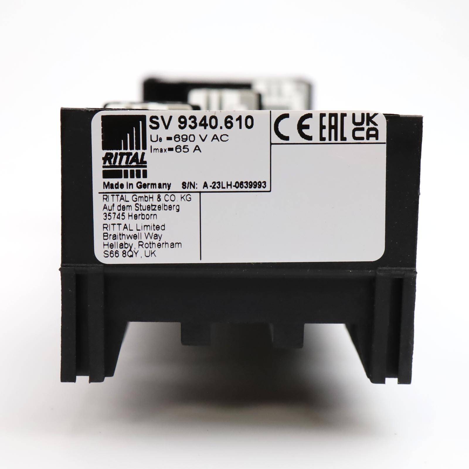 Rittal SV 9340.610 OM-Adapter mit Zugfederklemmen-1