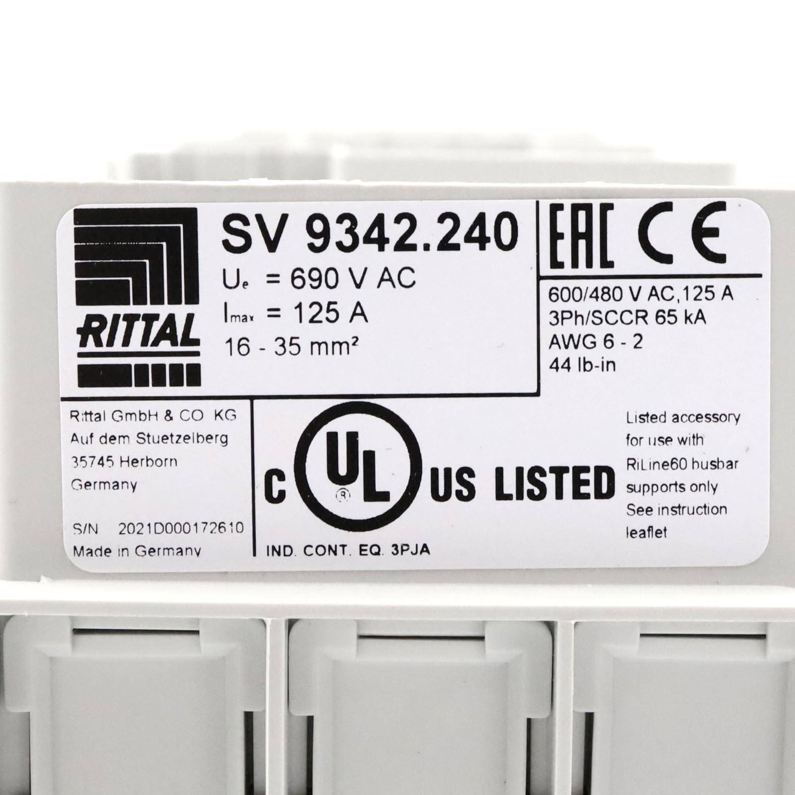RITTAL Anschlussadapter SV 9342.240 OVP-2