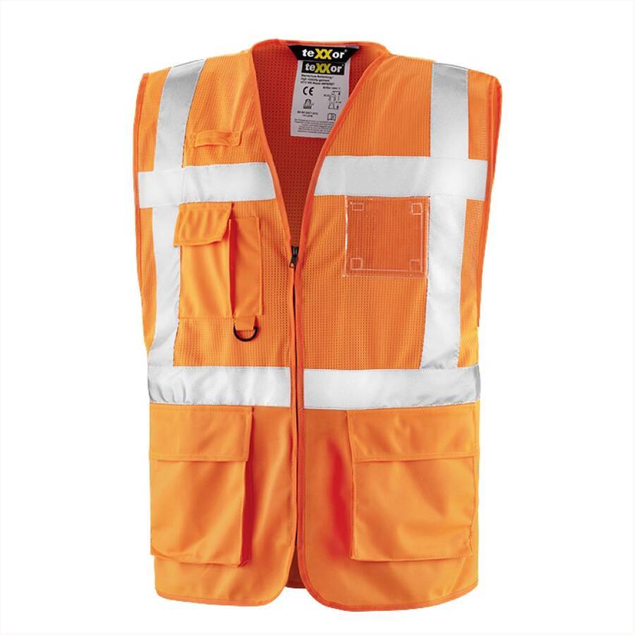 Warnschutzweste Mesh Hi-Viz Klasse 2 4213-M Größe M Farbe warnorange-0
