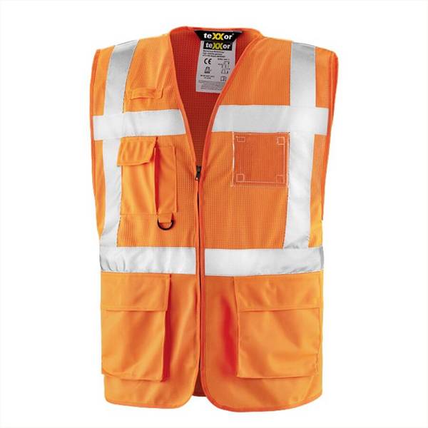 Warnschutzweste Mesh Hi-Viz Klasse 2 4213-L Größe L Farbe warnorange