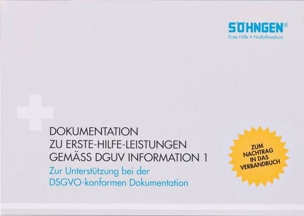 Notfallversorgungsnachweis / Meldeblock 8001019 Ausführung A6 bestehend aus Notfallversorgungsnachweis 50 Blatt