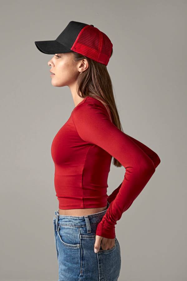 Trucker Cap 7395343 Größe Uni Farbe hellgrau-2