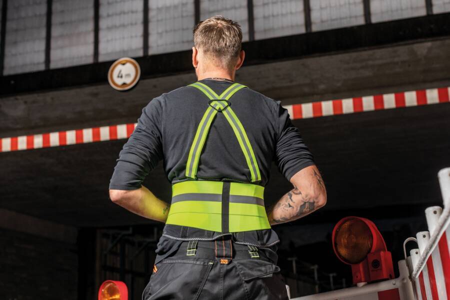 Rückenstützgurt BR 110 HiVis, Gr. M Kneetek-2