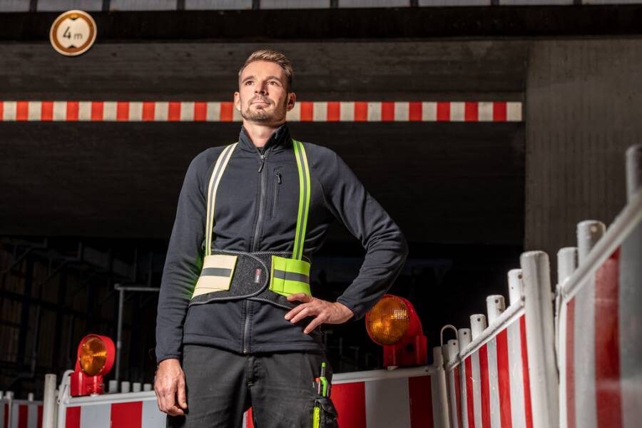 Rückenstützgurt BR 110 HiVis, Gr. M Kneetek-3