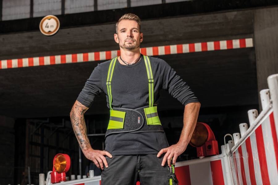 Rückenstützgurt BR 110 HiVis, Gr. L Kneetek-4