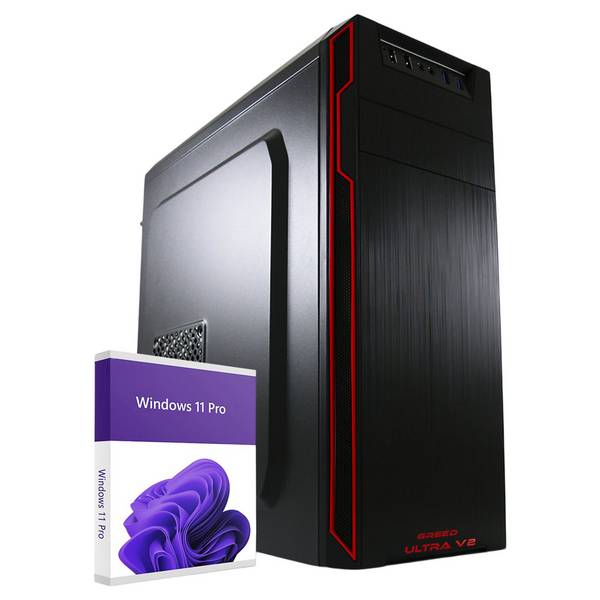 Greed - Desktop PC - Ultra V2 | AMD Ryzen 7 5700G | Computer für Büro | 16GB RAM | 1TB SSD | 1TB HDD | WLAN | Win 11 Pro