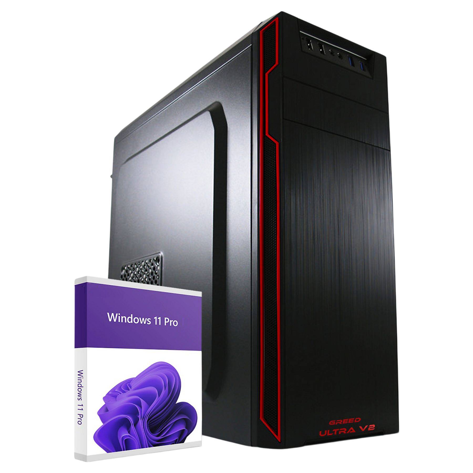 Greed - Desktop PC - Ultra V2 | AMD Ryzen 7 5700G | Computer für Büro | 16GB RAM | 1TB SSD | 1TB HDD | WLAN | Win 11 Pro-0