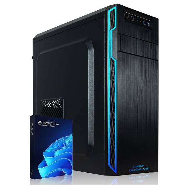 Greed - Desktop PC - Ultra V2 | Intel Core i7 12700F | Computer für Büro | 16GB RAM | 1TB SSD | 1TB HDD | WLAN | W11 Pro