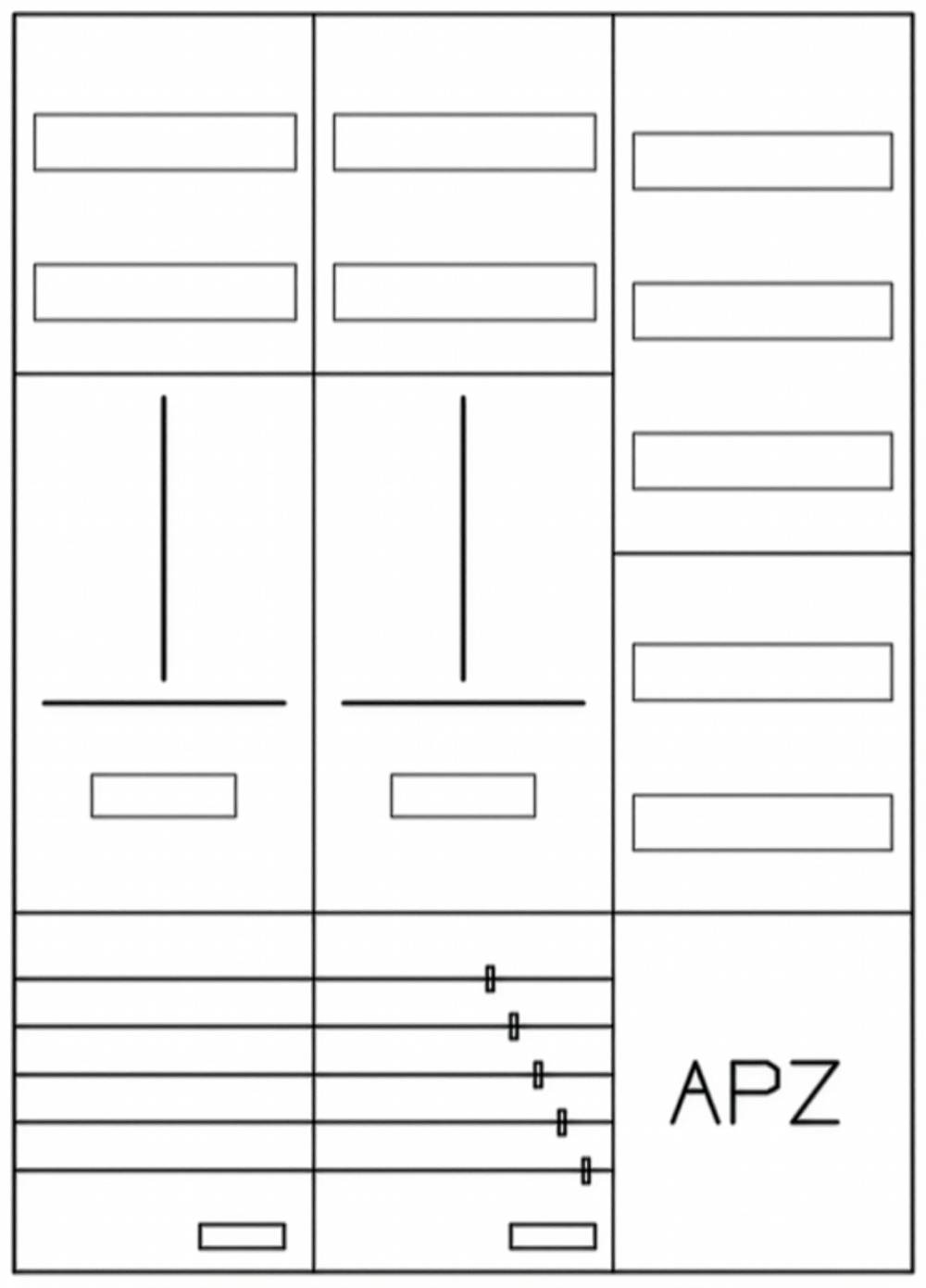 Alphatec Zählerverteilung HEART 3-Punktbefestigung mit 2 x Zählerplatz-0