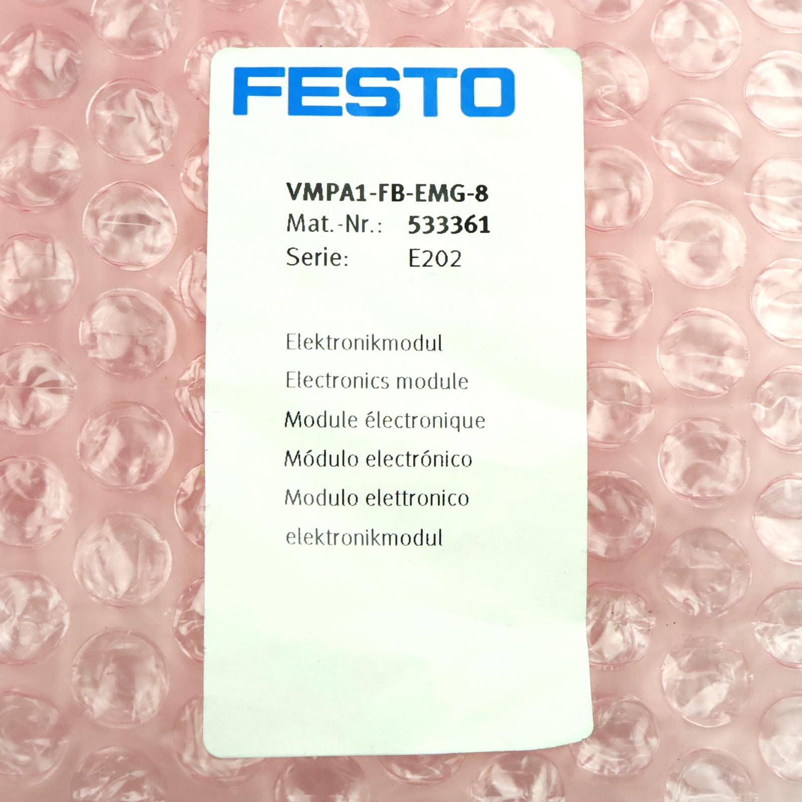 Festo Elektronikmodul VMPA1-FB-EMG-8 533361 OVP-1