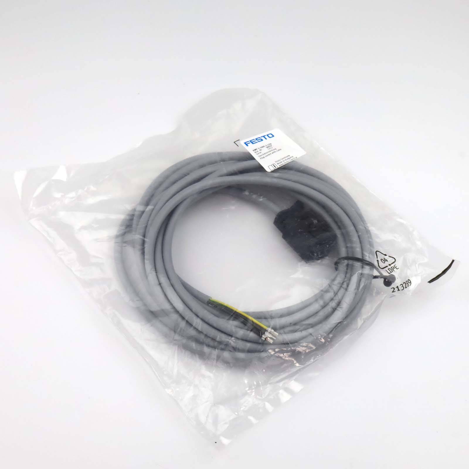 Festo Steckdosenleitung KMF-1-24DC-5-LED 30937 OVP-0