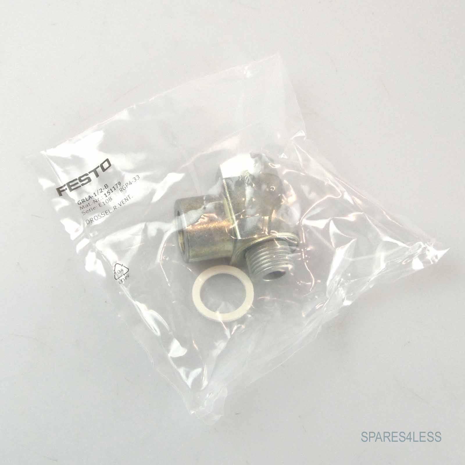 Festo Drossel-Rückschlagventil GRLA-1/2-B 151179 OVP-0