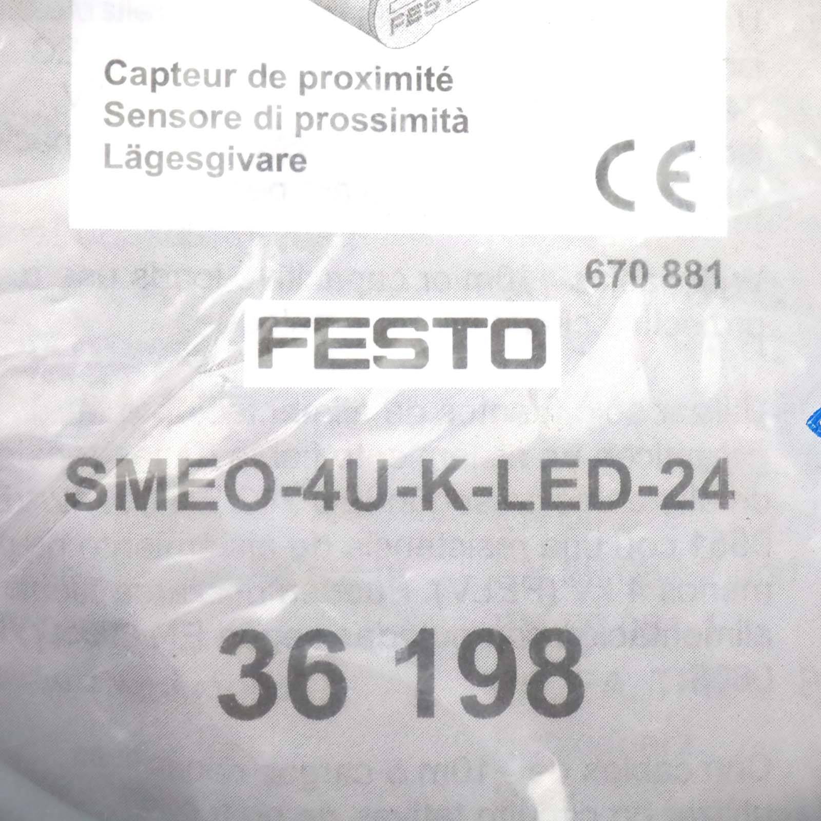 Festo Näherungsschalter SMEO-4U-K-LED-24 36198 OVP-1