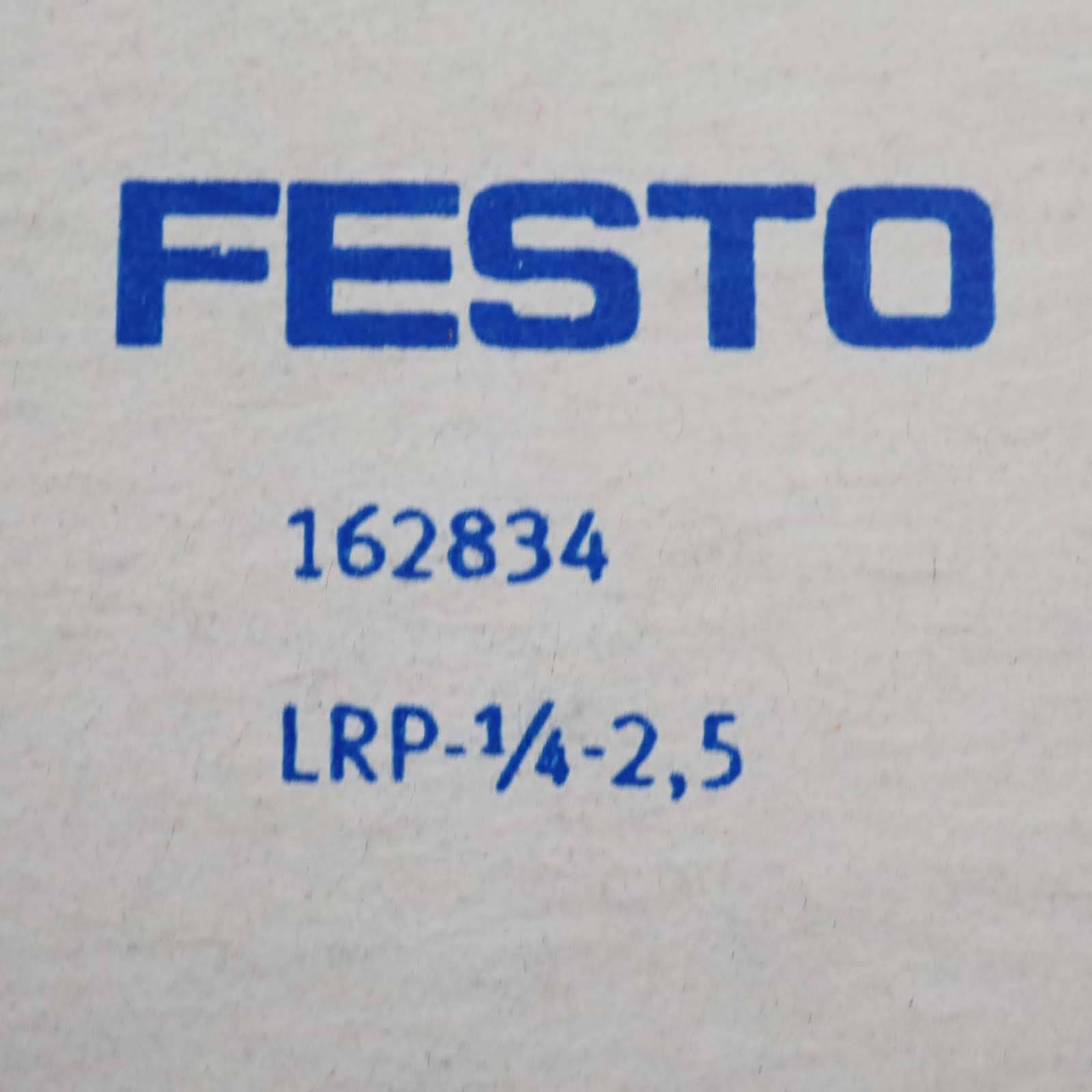 Festo Präzisions-Druckregelventil LRP-1/4-2,5 162834 OVP-3