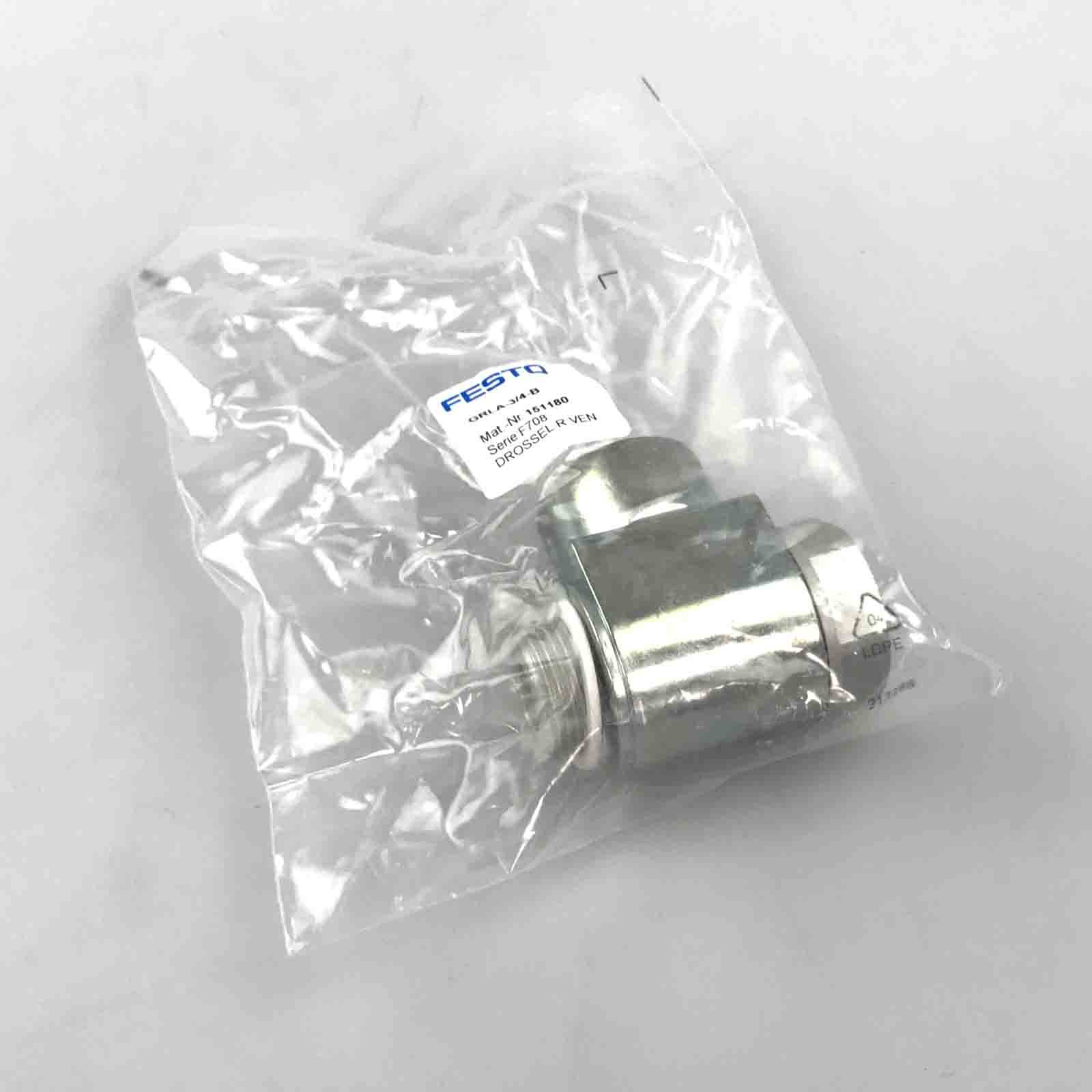 Festo Drossel-Rückschlagventil GRLA-3/4-B 151180 OVP-0