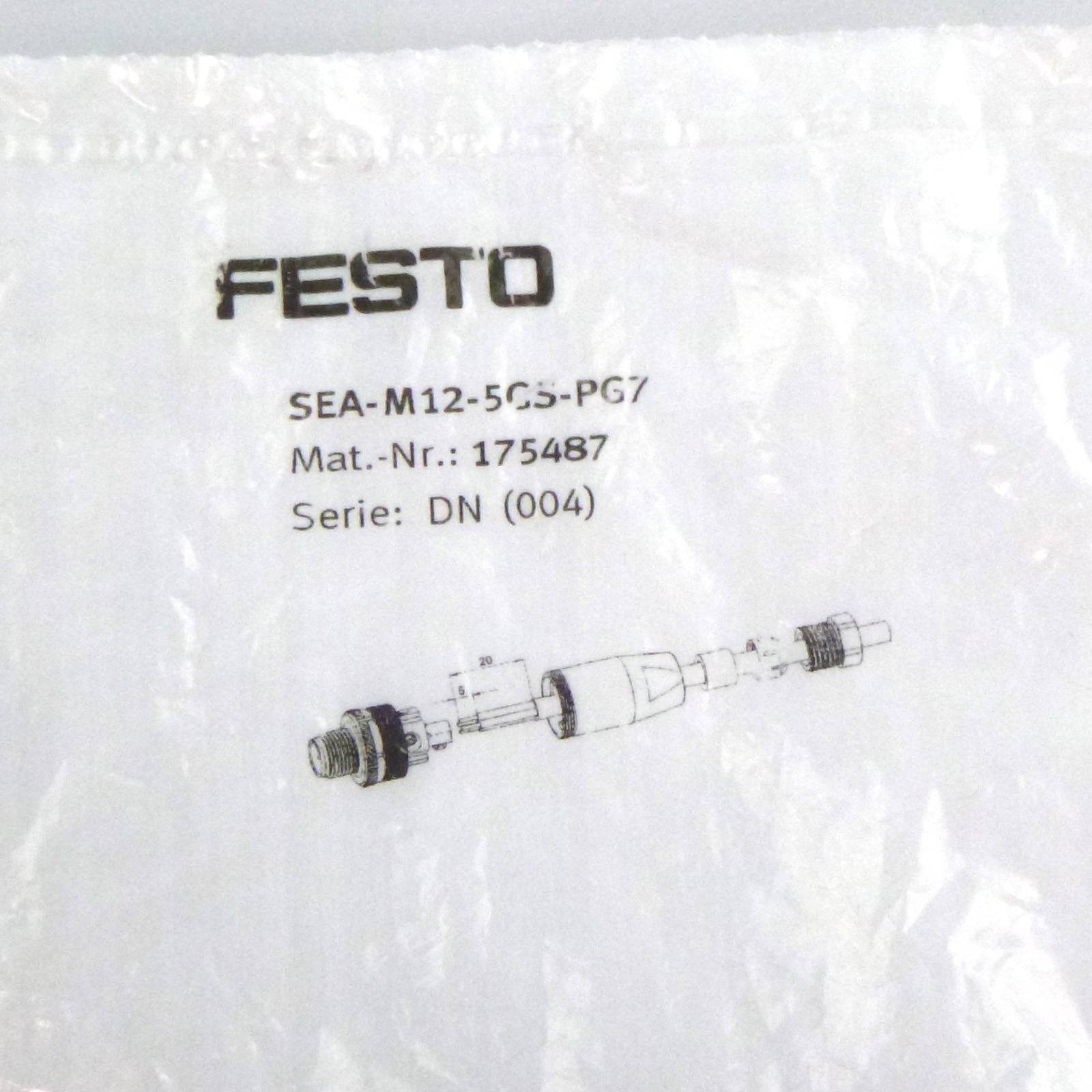 Festo Stecker SEA-M12-5GS-PG7 175487 OVP-1