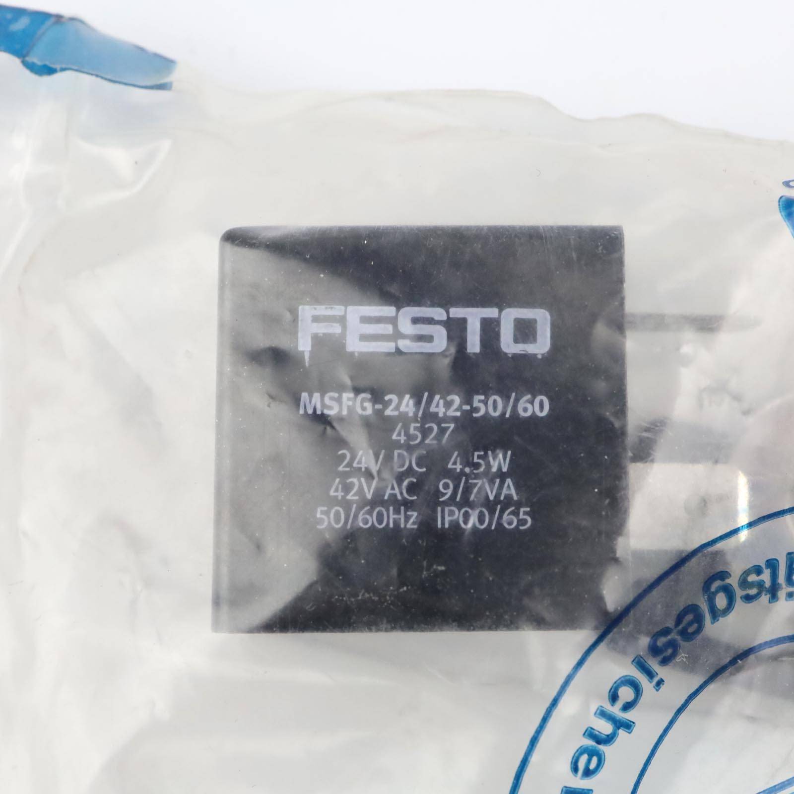 Festo Magnetspule MSFG-24/42-50/60 4527 OVP-0