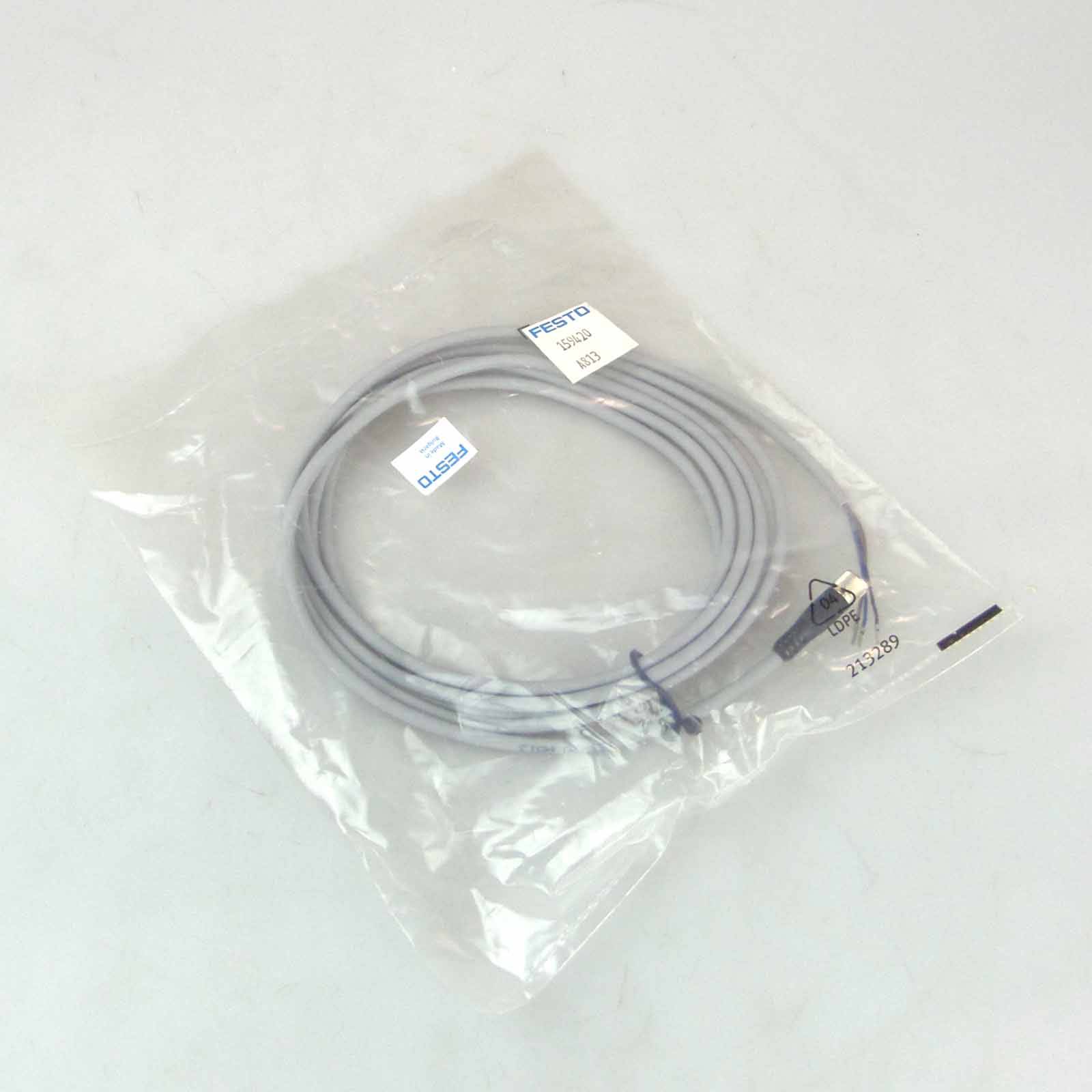 FESTO SIM-M8-3GD-2,5-PU Connecting cable, P/n: 159420