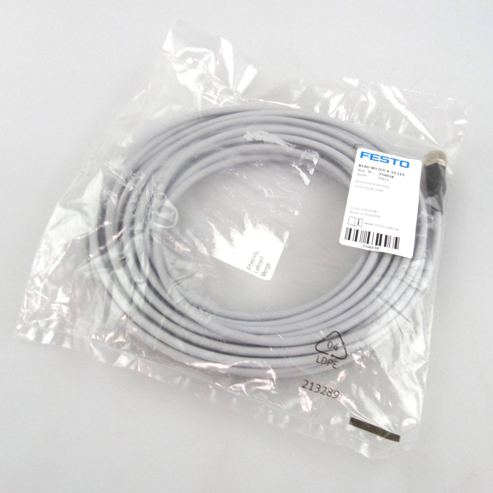 Festo Verbindungsleitung NEBU-M12G5-K-10-LE5 554038 OVP-0