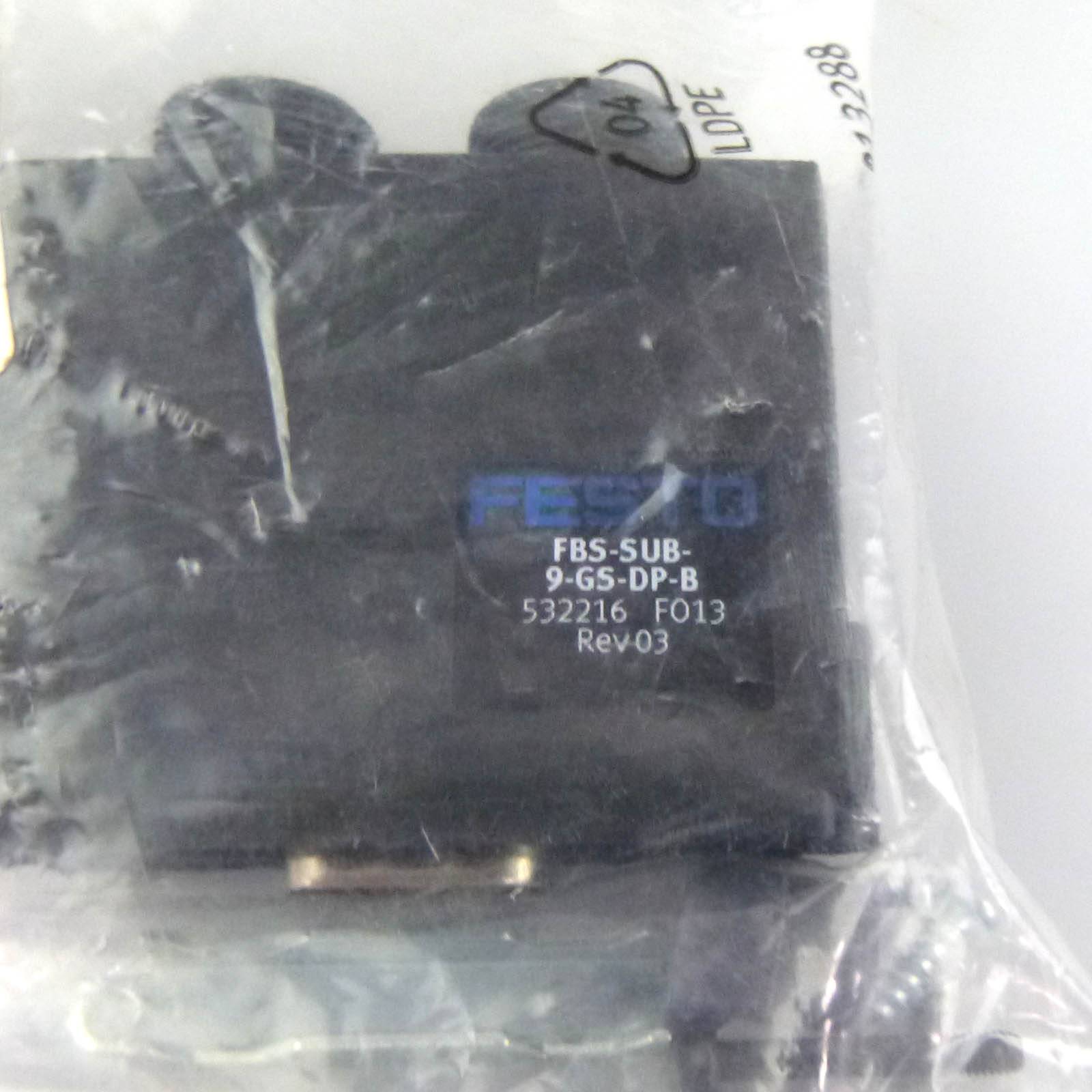 Festo Stecker FBS-SUB-9-GS-DP-B 532216 OVP-2