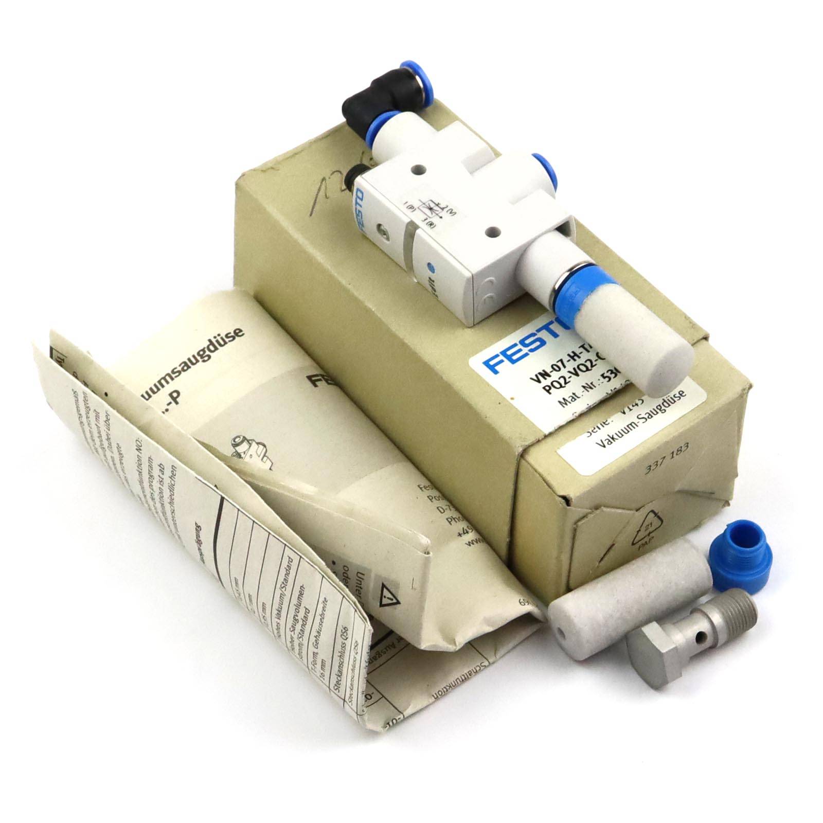 Festo Vakuumsaugdüse VN-07-H-T4-PQ2-VQ2-O1-P 536800 OVP-0