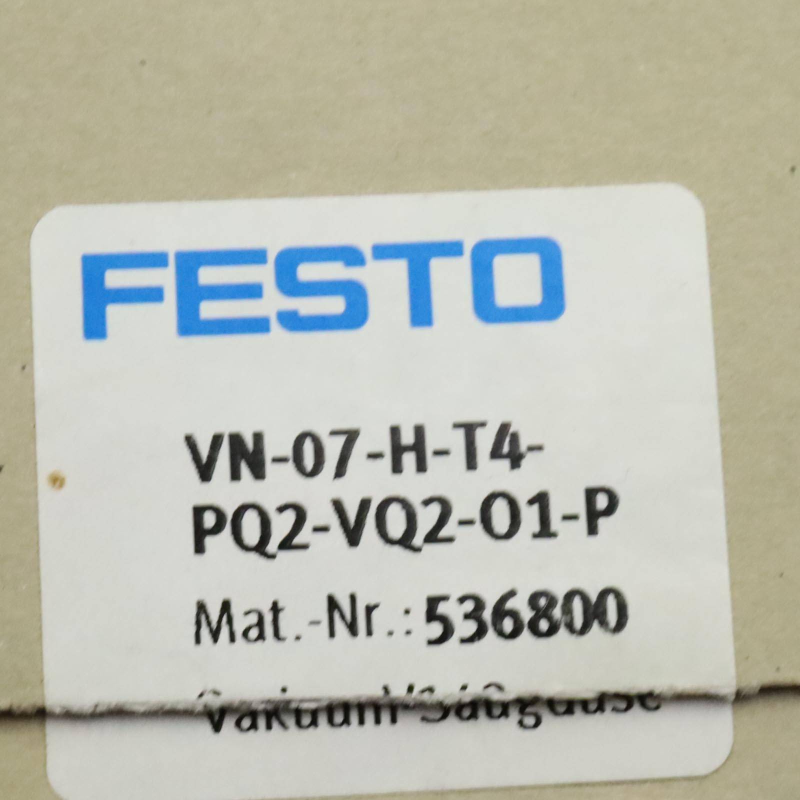 Festo Vakuumsaugdüse VN-07-H-T4-PQ2-VQ2-O1-P 536800 OVP-3