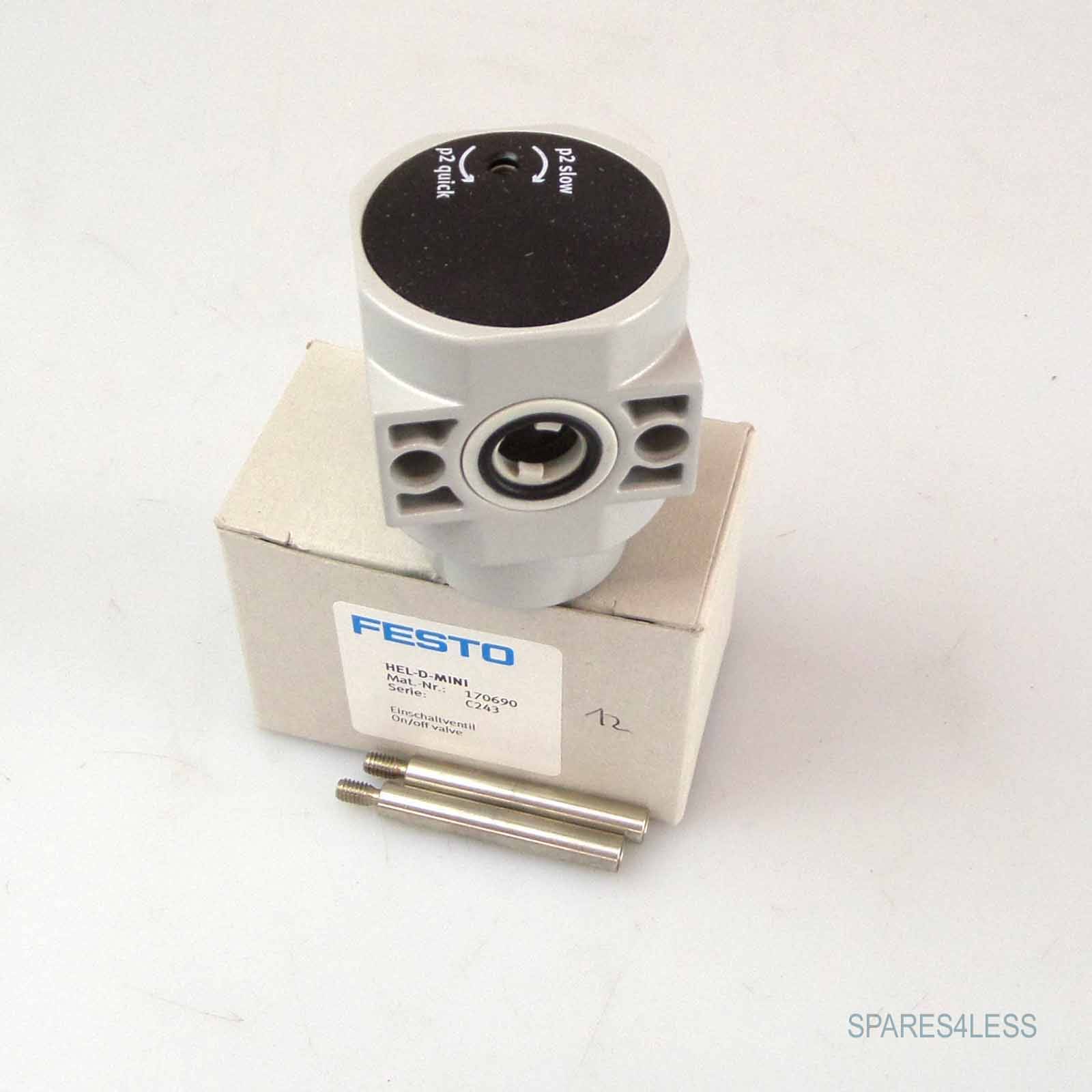 FESTO HEL-D-MINI On-off valve, P/n: 170690-4