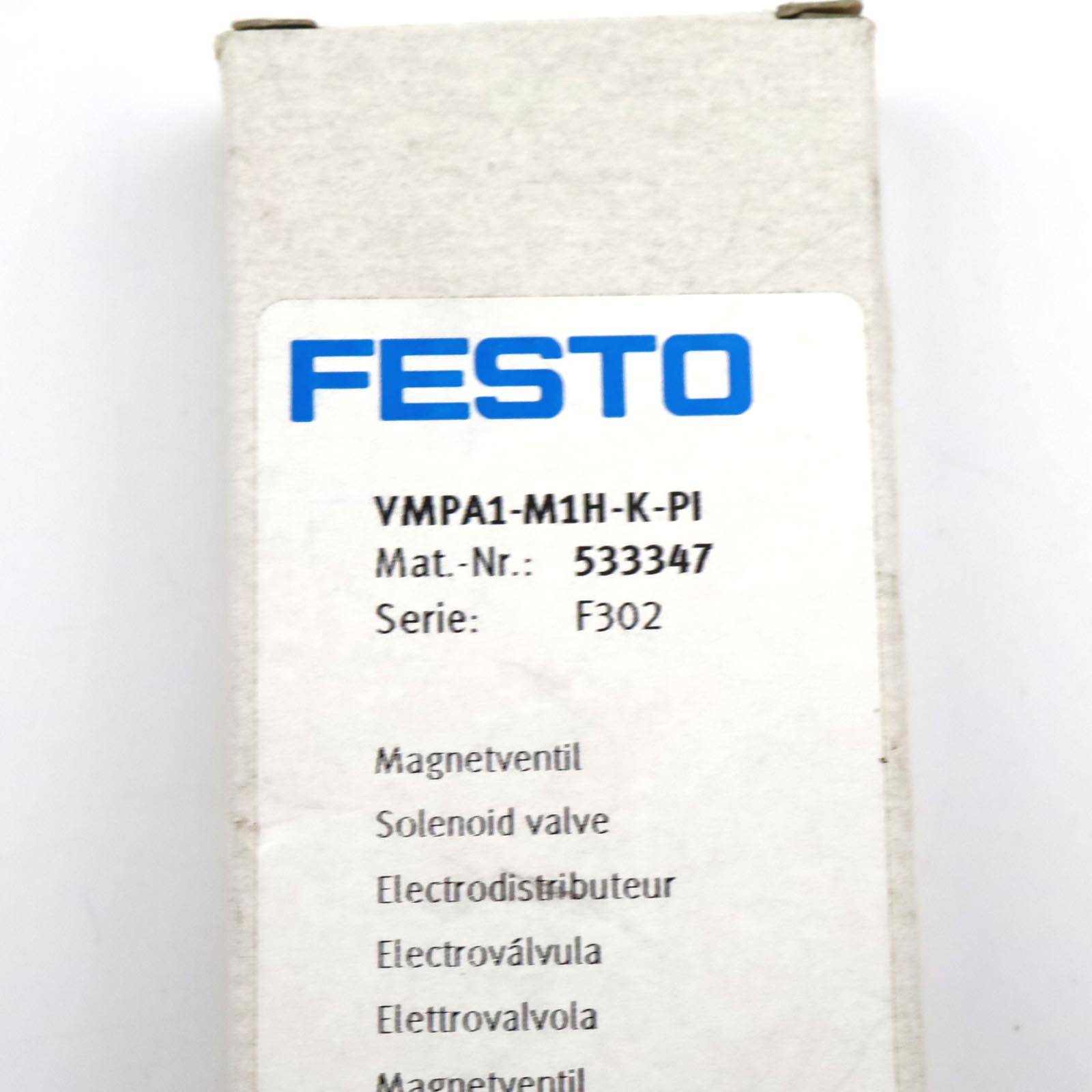 Festo Magnetventil VMPA1-M1H-K-PI 533347 OVP-1